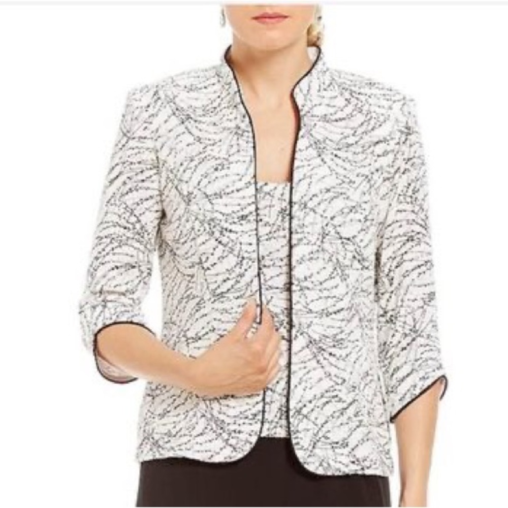 Alex Evening wear. Jacket with matching top.